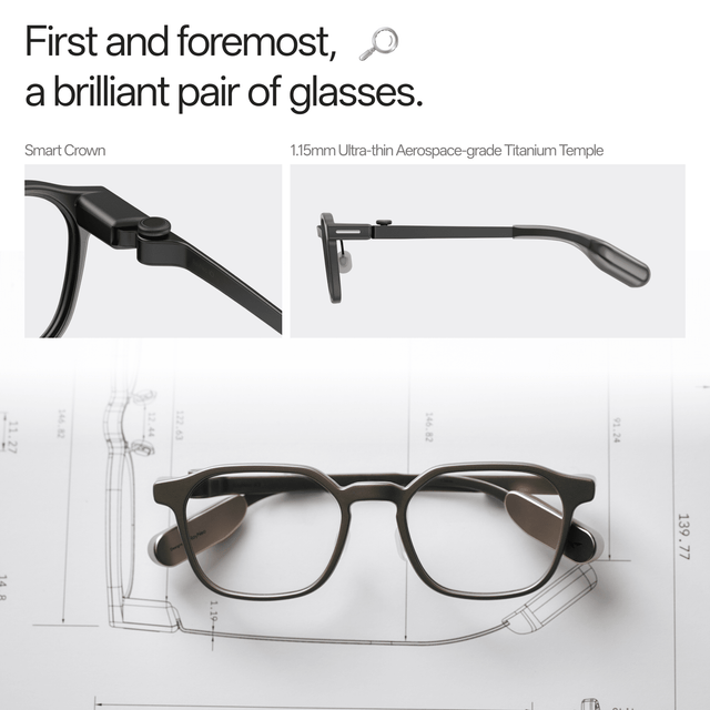 RayNeo iO Smart Glasses (black)