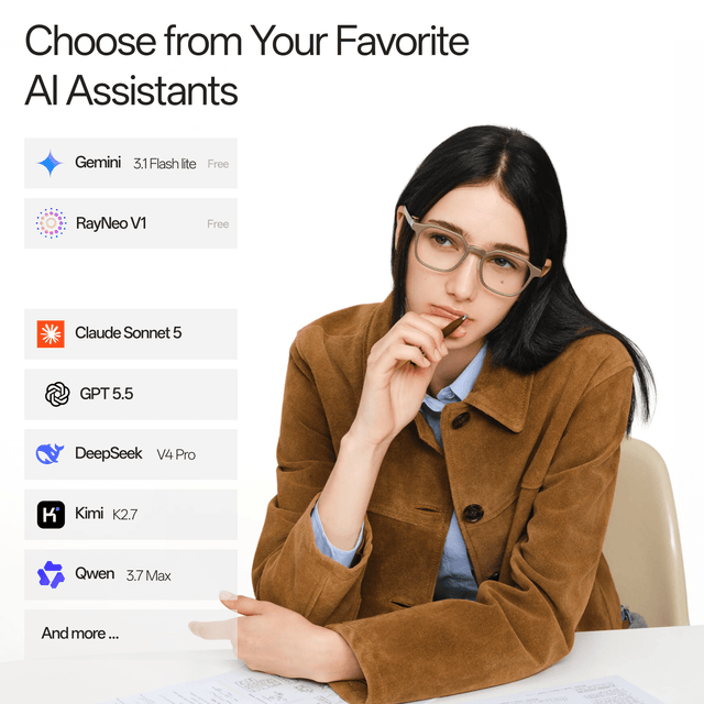 RayNeo iO Smart Glasses (black)