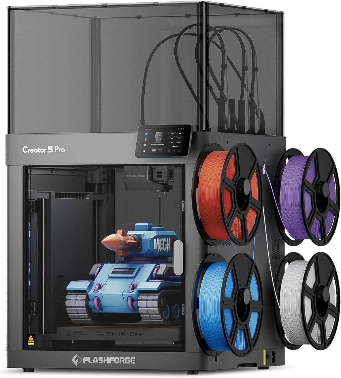 FLASHFORGE Creator 5 Pro 4-Toolhead 3D Printer