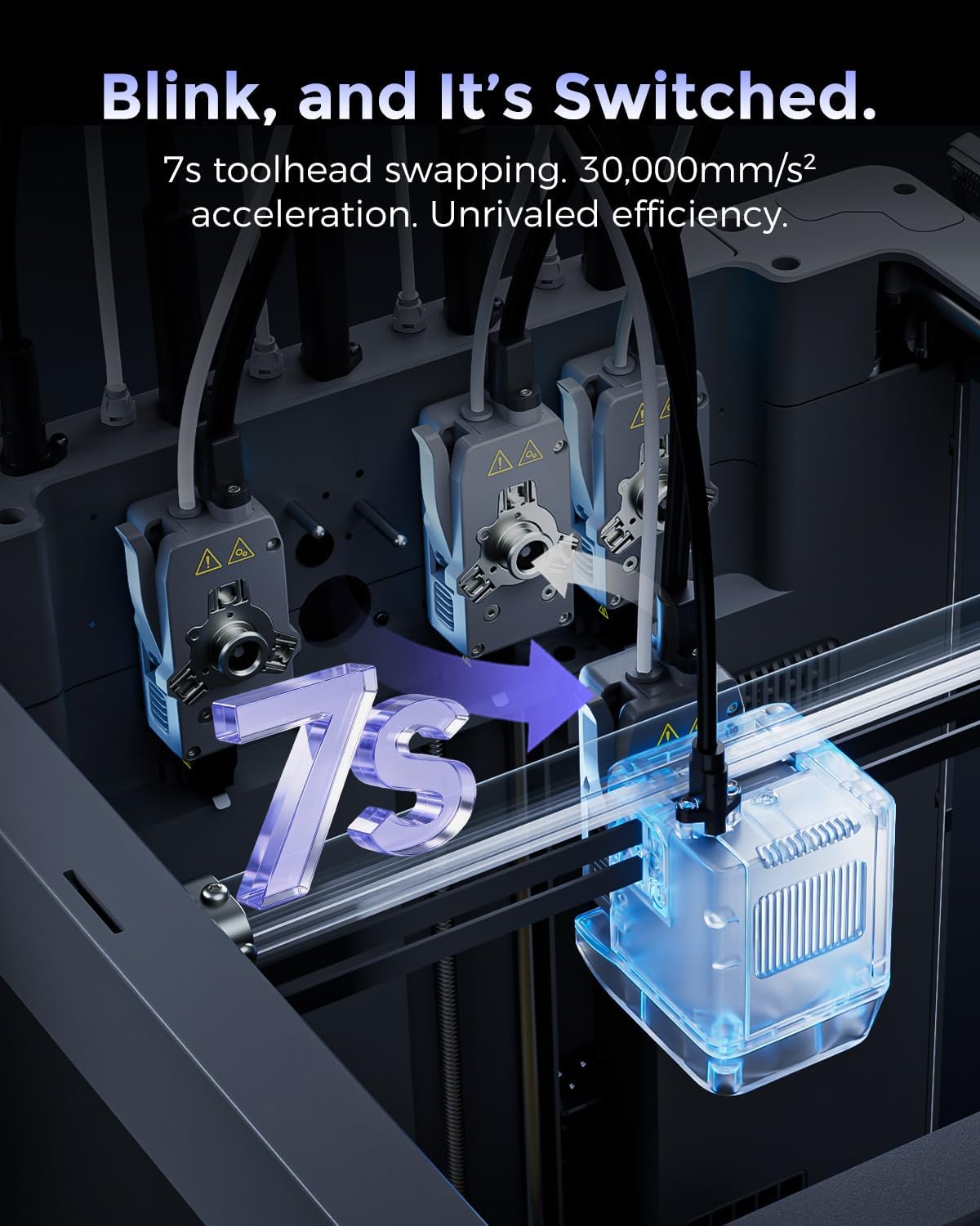 FLASHFORGE Creator 5 4-Toolhead Changer 3D Printer