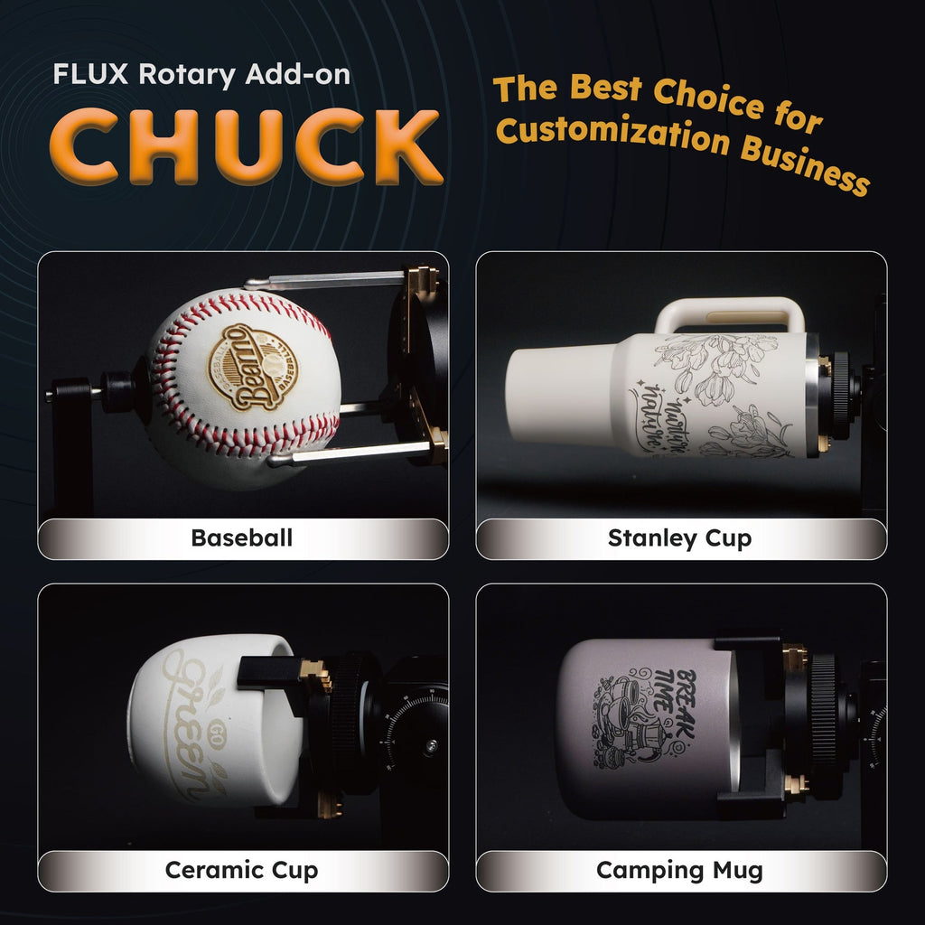 FLUX Beambox II Chuck Rotary