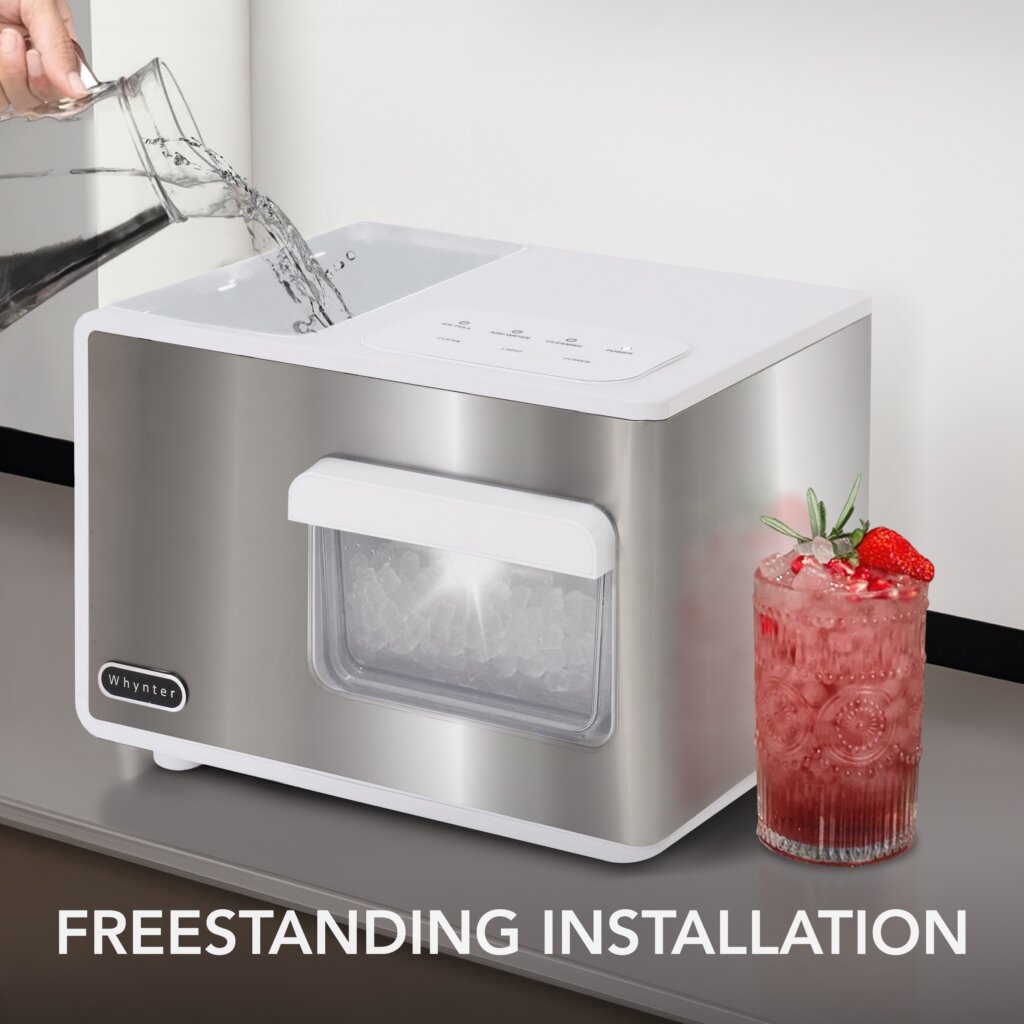 Whynter SonicSnö Countertop Nugget Ice Maker, 40 lbs./Day | IBX-388WS
