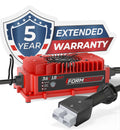 EZGO 36V 18A Golf Cart Charger - Marathon - SB50 Anderson Plug - Lithium, LiFePO4, Lead Acid, AGM